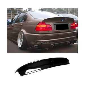 Спойлер CSL-Style V1 (утиный хвостик) BMW 3 Series (E46) черный глянец