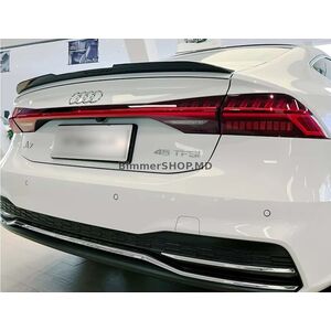 Спойлер DPT (Черный Глянец) Audi A7 2018+