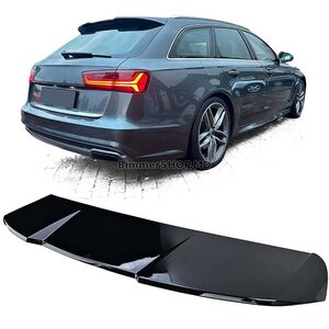 Спойлер DPT V2 (Avant, черный глянец) Audi A6 C7 2011-2017