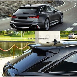 Спойлер DPT V2 (Avant, черный глянец) Audi A6 C8 2018–2025