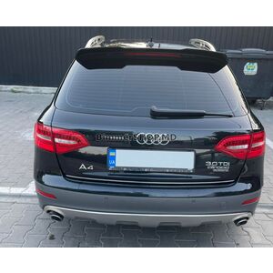 Спойлер DPT V2 (Avant, черный глянец) Audi A4 B8 2007-2015