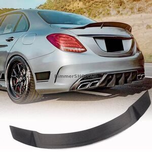 Спойлер V1 (для SD 2015-2019, Карбон) Mercedes C-сlass W205 2014-2021