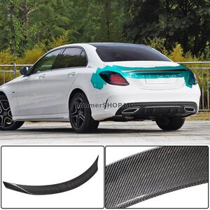 Спойлер V5 (для SD 2015-2021, Карбон) Mercedes C-сlass W205 2014-2021