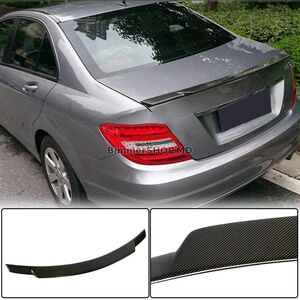 Спойлер V4 для седана (Карбон) Mercedes C-Class W204 2007-2015