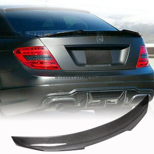 Спойлер V5 для седана (Карбон) Mercedes C-Class W204 2007-2015