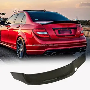 Спойлер V7 для седана (Карбон) Mercedes C-Class W204 2007-2015