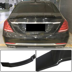 Спойлер V3 (Карбон) Mercedes S-сlass W222 2013-2022