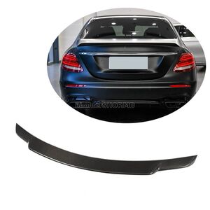 Спойлер V5 (Карбон) Mercedes E-сlass W213 2016-2023