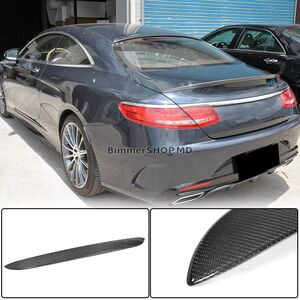 Спойлер V2 (купе, карбон) Mercedes S-class C217 Coupe 2014-2020 гг.