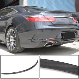 Спойлер V1 (купе, Карбон) Mercedes S-class C217 Coupe 2014-2020 гг.