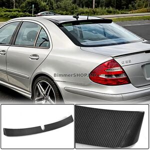 Бленда спойлер заднего стекла (2002-2006, Карбон) Mercedes E-сlass W211