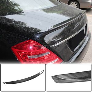 Спойлер V2 (Карбон) Mercedes S-сlass W221 2005-2013