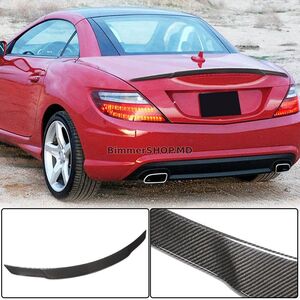Спойлер V2 (для 2011-2020, Карбон) Mercedes SLK R172 2011-2016