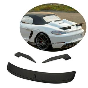 Спойлер V3 (для Boxster, Карбон) Porsche Boxster/Cayman 982 (718) 2016- гг.