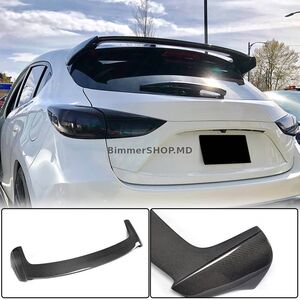 Спойлер V1 (HB, Карбон) Mazda 3 2013-2019 гг.