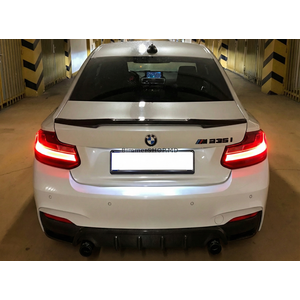 Спойлер M4-Style (для F22, черный глянец) BMW 2 серия F22/F23 2014-2021 гг.