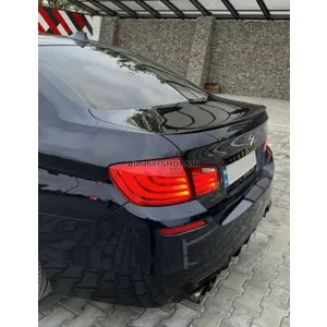 Спойлер на крышку багажника BMW 5 Series F10 F11 2010-2016 OEM стиль черный глянец ABS пластик