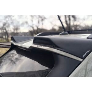 Накладки на спойлер EuroCap (2 шт, черный мат) Dacia Duster 2024