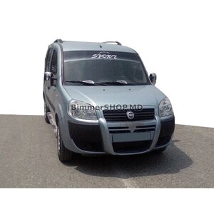 Губа на передний бампер (грунтованная под покраску) Fiat Doblo I 2005-2010 гг.