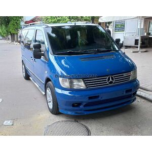 Нижняя накладка на бампер Brabos Style (грунт под покраску) Mercedes Vito W638 1996-2003 гг.