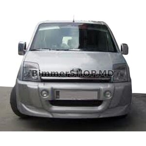 Полная накладка на передний бампер (грунтованная под покраску) Ford Connect 2002–2006 гг.