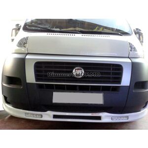 Передняя накладка 2006-2013 (узкая с LED, грунтованная под покраску) Peugeot Boxer 2006-2025 гг.