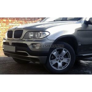 Накладка на передний бампер в стиле 4.8is V3 (2003–2006, под покраску) BMW X5 E53