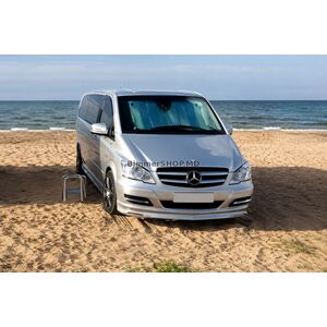Накладка на бампер BRB V1 (под покраску) Год 2010-2015 Mercedes Vito W639 2004-2014 гг.