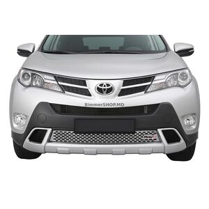 Передние и задние накладки на бампер Libao (2013-2016) Toyota Rav 4 2013-2018 гг.