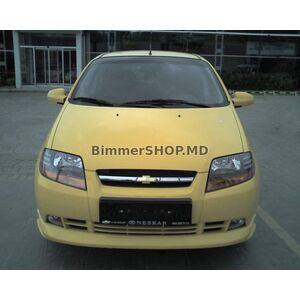 Накладка на передний бампер (под покраску) Chevrolet Aveo T200 2002-2008 гг.