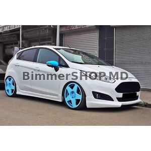 Накладка на передний бампер 2013-2017 (под покраску) Ford Fiesta 2008-2017 гг.