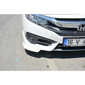 Углы переднего бампера (под покраску) Honda Civic Sedan X 2016-2021 гг.