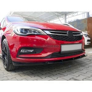 Передний нижний спойлер HB (грунтованный под покраску) Opel Astra K 2016-2021 гг.