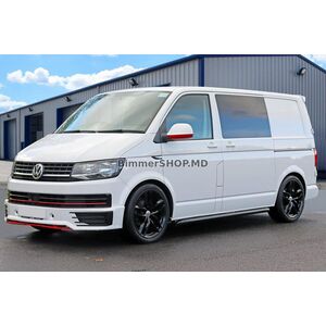 Накладка на передний бампер Sportline 2015-2018 (под покраску) Volkswagen T6 2015-2024 гг.