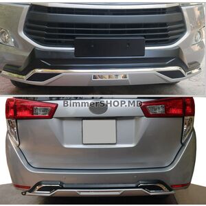 Передние и Задние Накладки на Бампер Toyota Innova 2015- гг.