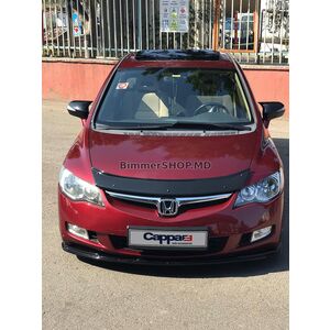 Передний бампер лип (черный) Honda Civic Sedan VIII 2006-2011 гг.