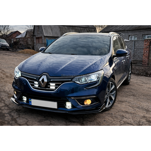Передний бампер лип (черный) Renault Megane IV 2016-2025 гг.