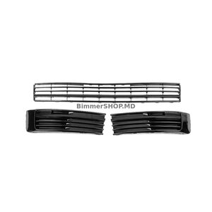 Передние нижние решетки (3 части, глянец) Volkswagen T6 2015-2024 гг.