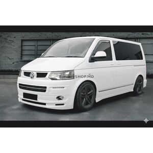 Накладка на передний бампер ABT Original (грунт под покраску) Volkswagen T5 2010-2015 гг.