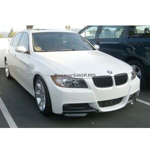 Передние Flap накладки DPT (для E90 M-Sport 2005-2008, Черный Глянец, 2 шт) BMW 3 серия E90/E91 2005-2011 гг.