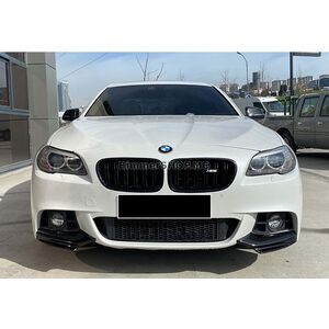 Накладка на передний бампер DPT Flap (для M-Performance, Черный Глянец) BMW 5 серия F10/F11 2010–2016 гг.