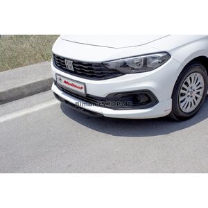 Передняя накладка на бампер (2021+, грунт под покраску) Fiat Tipo 2016+