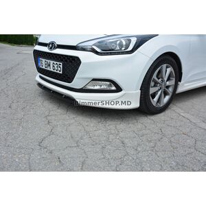 Передняя накладка Meliset (грунтованная под покраску) Hyundai I-20 2014-2020 гг.
