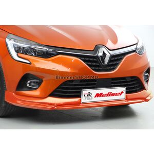Накладка на передний бампер (под покраску) Renault Clio V 2019- гг.