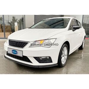 Передняя губа 2017-2020 (черная) Seat Leon 2013-2020 гг.