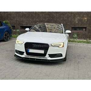 Передняя лип-накладка Lip (для Base, 2011-2015, под покраску) Audi A5 2007-2015 гг.