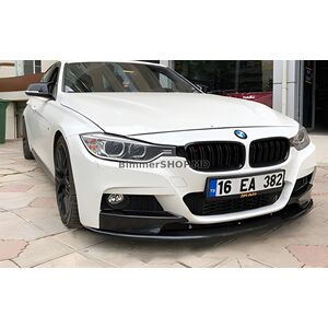 Передний Лип-спойлер DPT (для M-Performance, Черный Глянец) BMW 3 серия F30/F31 2012-2019 гг.