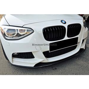 Передний сплиттер DPT V-3 (Для M Performance Style, Черный Глянец) BMW 1 серия F20/F21 2011-2019 гг.