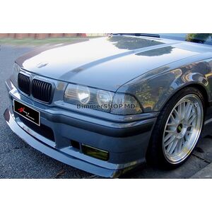 Передний сплиттер DPT (для M3, черный глянец) BMW 3 серия E36 1990-2000 гг.