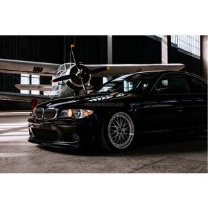 Передний лип DPT V-2 (Для M Sport, Черный Глянец) BMW 3 серия E46 1998-2006 гг.
